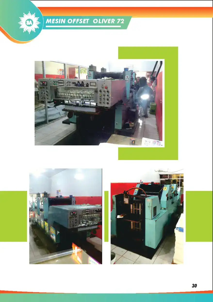 Mesin Offset Oliver 72